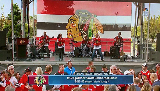 blackhawks red carpet opener entertainment by Final Say